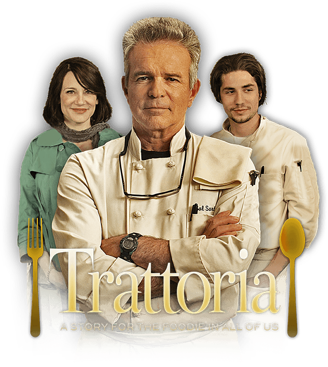 image of Tony Denison as Chef Sal Sartini, John Patrick Amedori and Lisa Rotondi